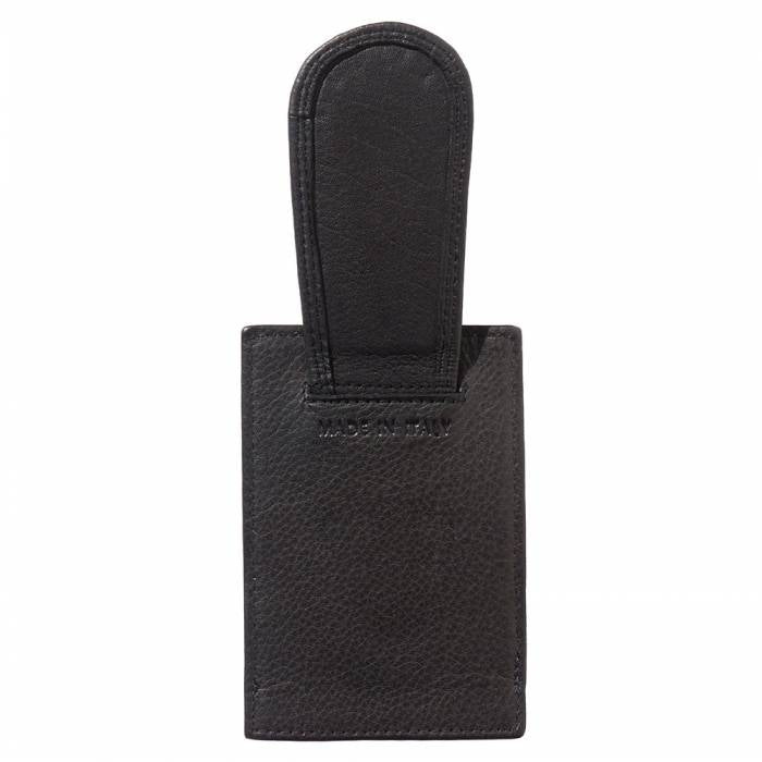 Luigi Leather Card Holder & Money Clip, Delivered to Your Door from Italy