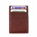 Luigi Leather Card Holder & Money Clip, Delivered to Your Door from Italy