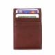 Luigi Leather Card Holder & Money Clip, Delivered to Your Door from Italy