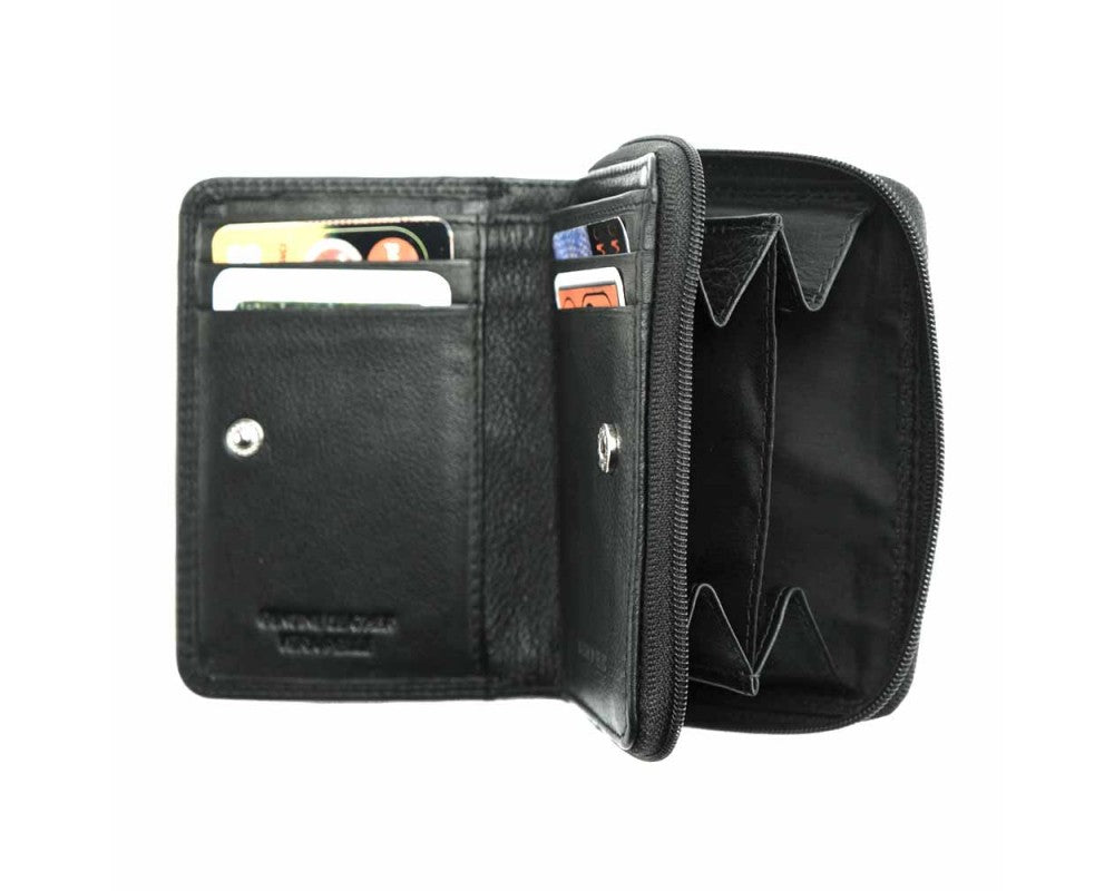 Italian Style: The Diamante Compact and Elegant Leather Wallet