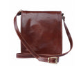 The Sly Slim - Streamlined and Lightweight Smooth Leather Messenger, Business, Day Bag. Handmade in Florence