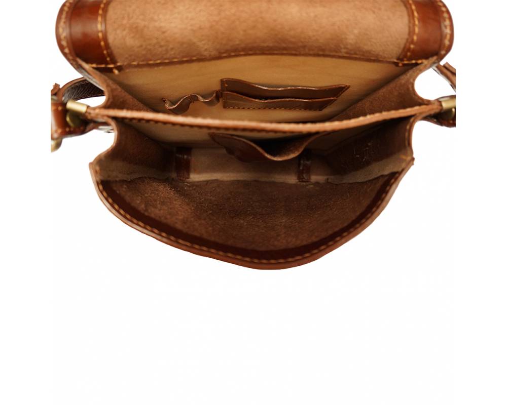 The Sly Slim - Streamlined and Lightweight Smooth Leather Messenger, Business, Day Bag. Handmade in Florence