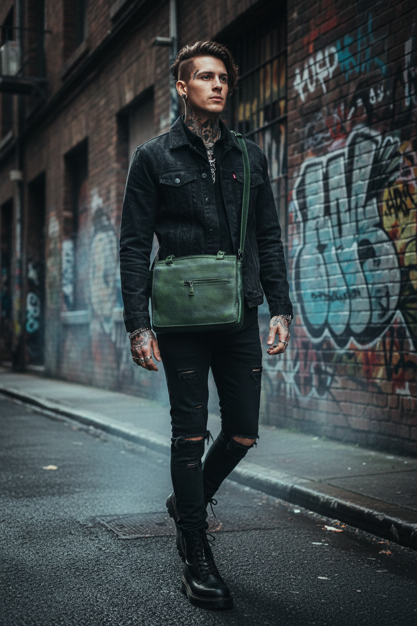 The Miles - Tuscan Aged Calfskin, Our Roomiest Messenger Bag
