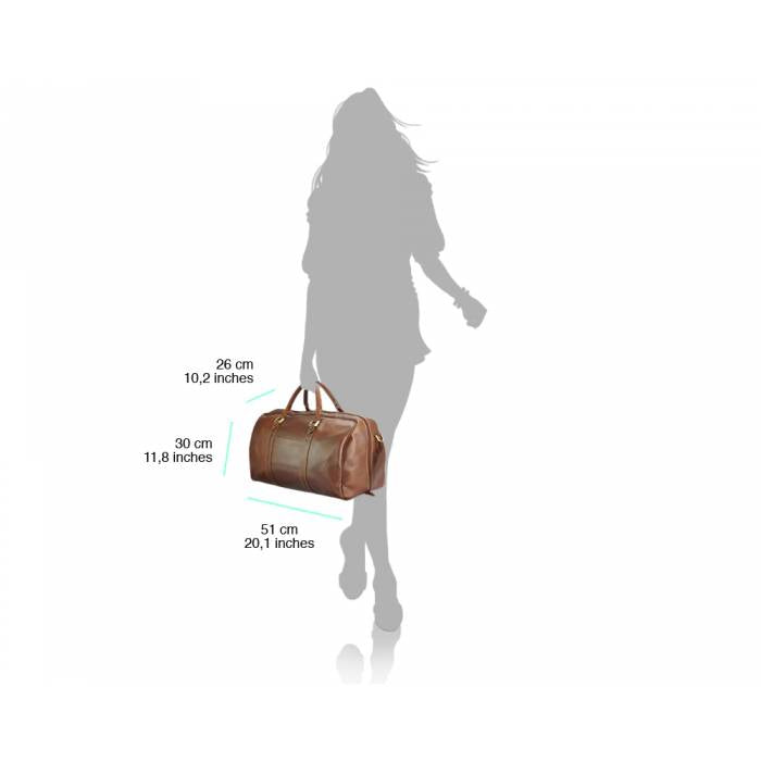 The Malik Duffel - An Elegant Travel Bag in Precious Calfskin
