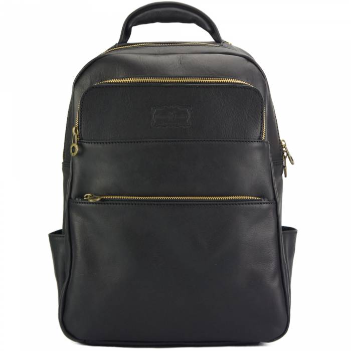 The Roberto - Men's Italian Leather Backpack - City Pack