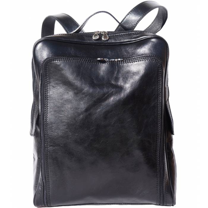 The Miguel -  Smooth Italian Style in Leather - Slim, Sleek Backpack is Handcrafted and Computer Ready