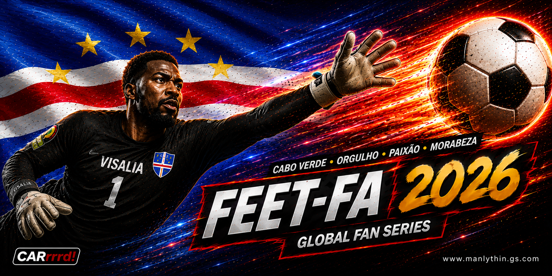 Collectible Summer Soccer Series FEETFA GAMES - Capo Verde player (Global Fan Series 7a)