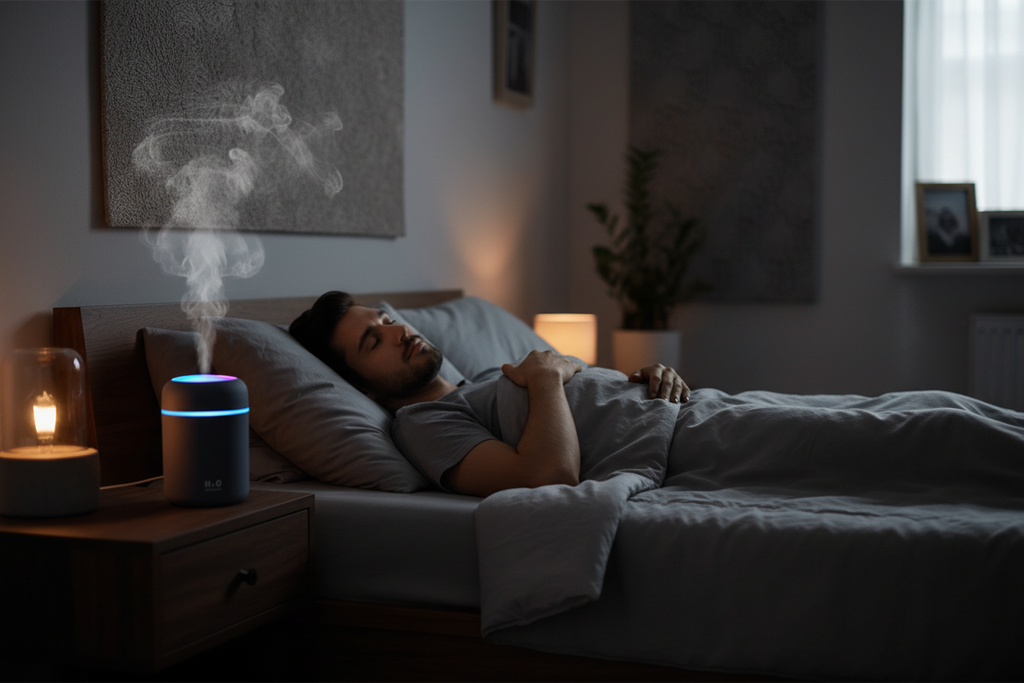 Mini Air Humidifier & Essential Oil Diffuser for Car or Home