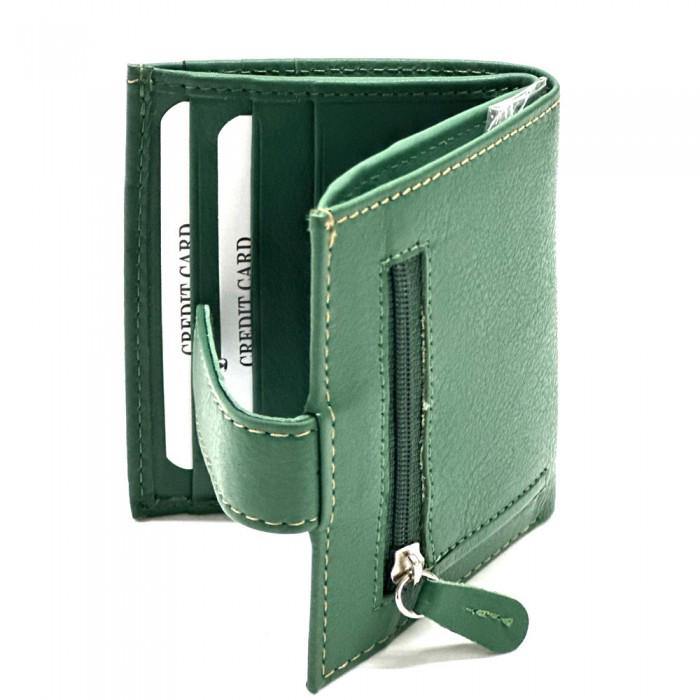 Handmade Italian Leather Compact Wallet, Credit Card Holder, Many Colors