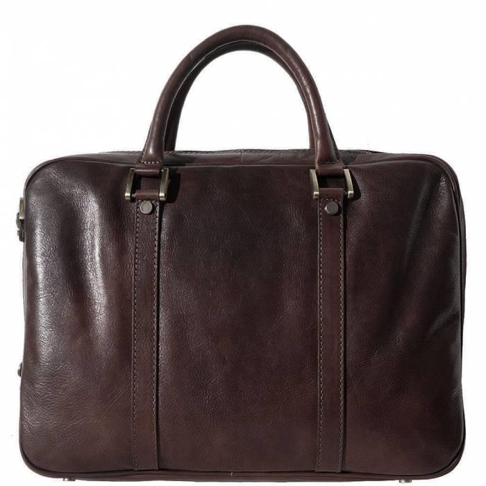 The Paolo Briefcase - Our Finest Hour. Smooth Leather Messenger, Business, Day Bag. Handmade in Florence