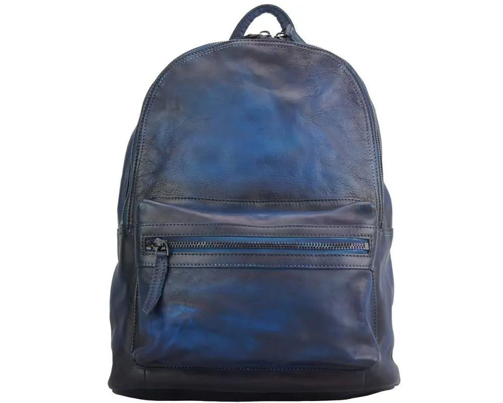 The Ian City Pack - Extra Large Storage 100% Italian Leather Backpack