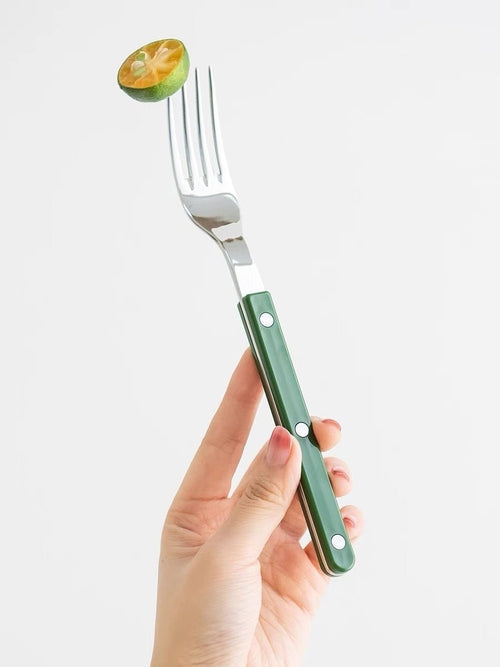 Set Of 10 Pcs French Dopamine Cutlery Flatware - Bistro Style