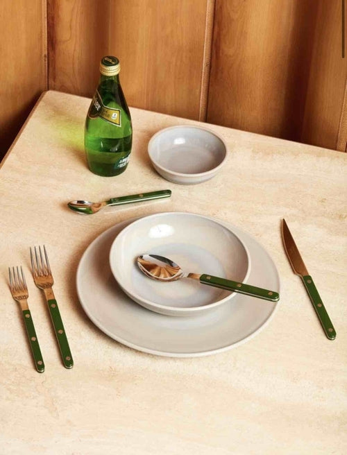 Set Of 10 Pcs French Dopamine Cutlery Flatware - Bistro Style